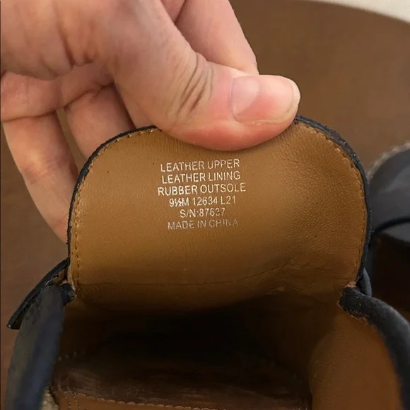 Navy blue Espadrille loafers 9.5 - Picture 3 of 5